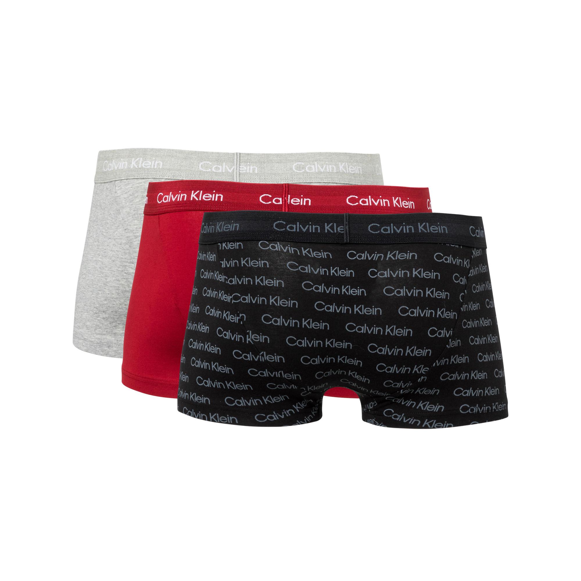 Calvin Klein LOW RISE TRUNK 3PK Triopack, Pantys 