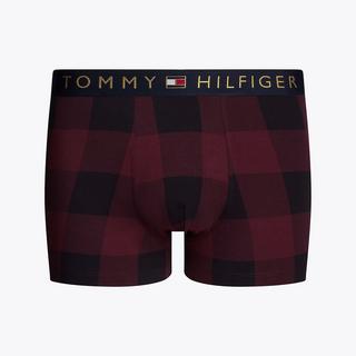 TOMMY HILFIGER Trunk Print & Sock Set Gold WB Multipack Shortys  