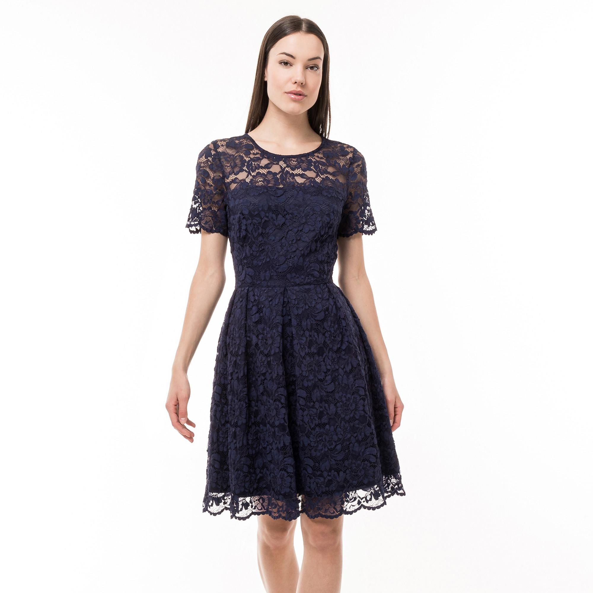 Image of Freizeitkleid, Kurzarm Damen Marine 42