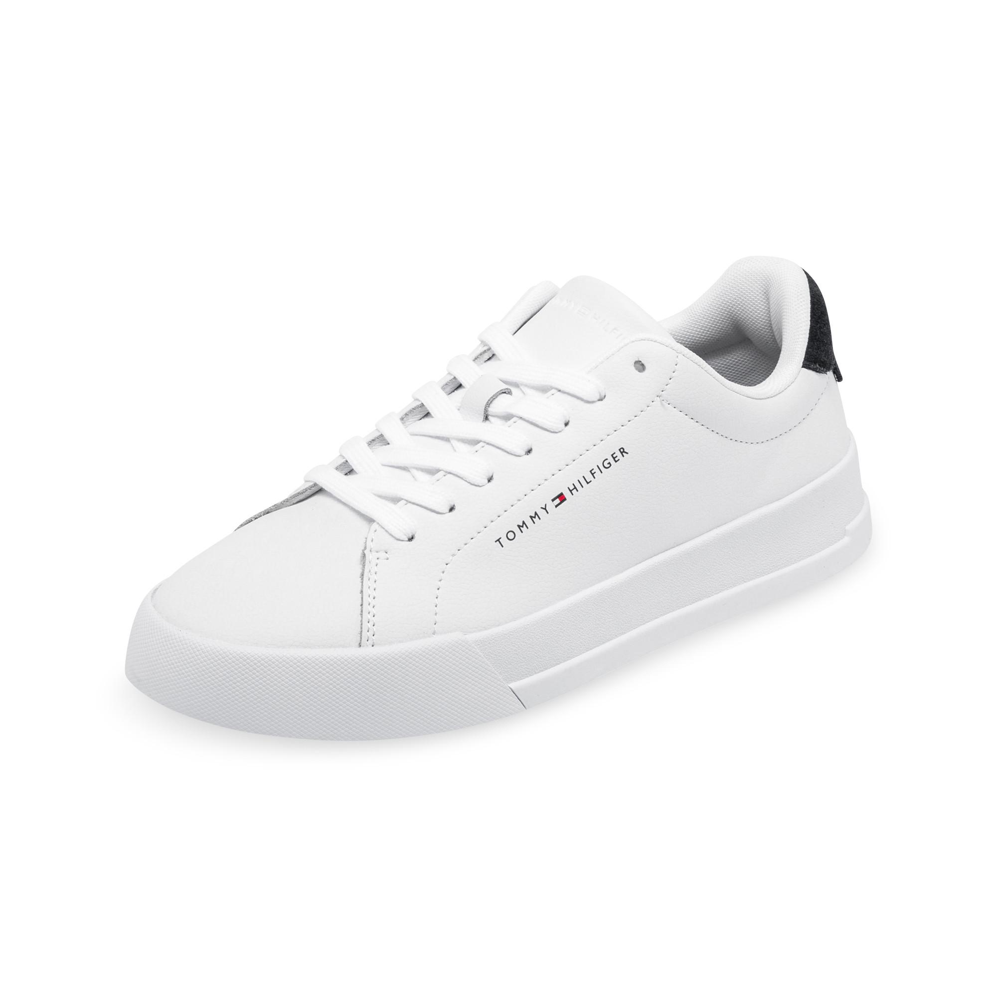 TOMMY HILFIGER TH COURT LEATHER GRAINESS Sneakers, basses 