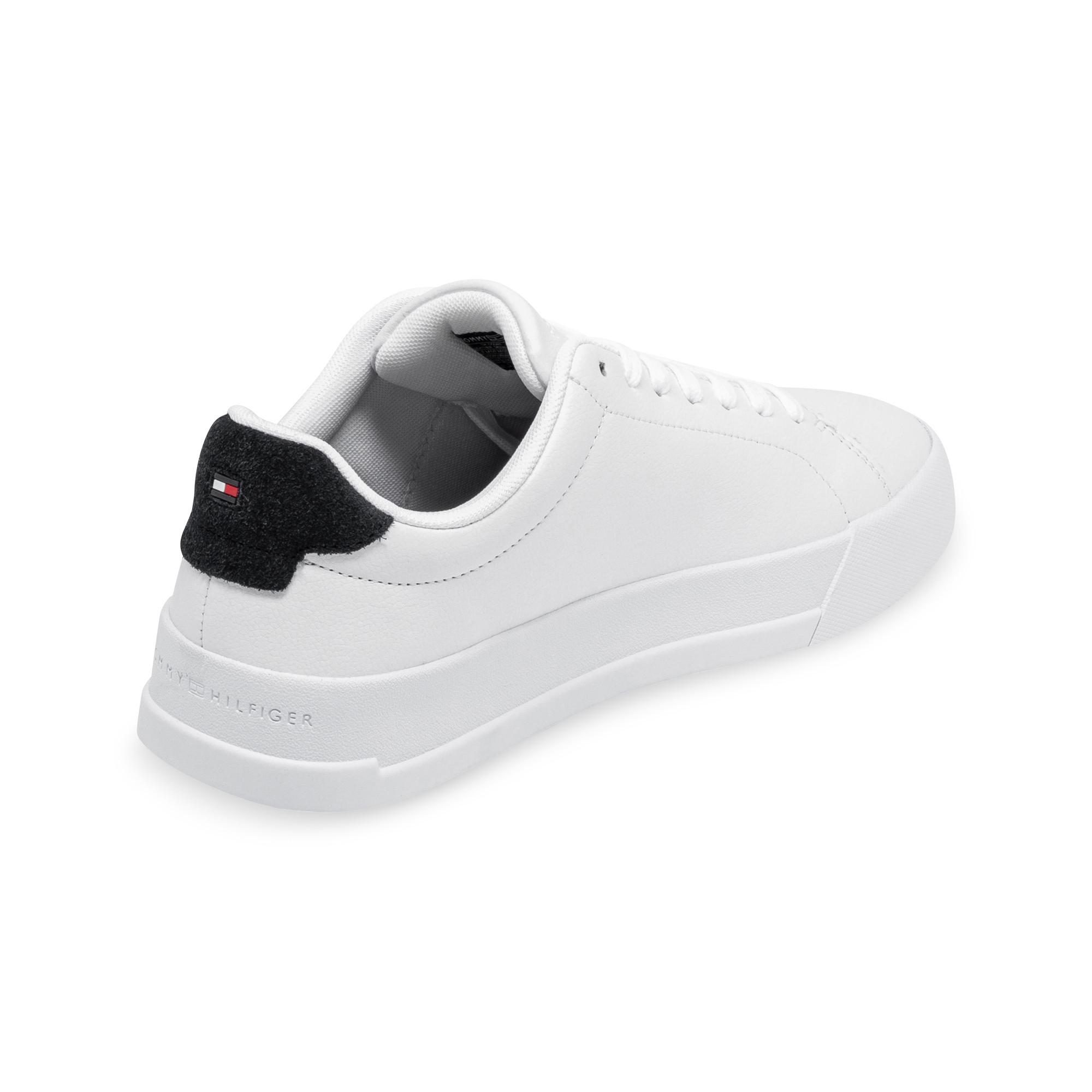 TOMMY HILFIGER TH COURT LEATHER GRAINESS Sneakers, basses 