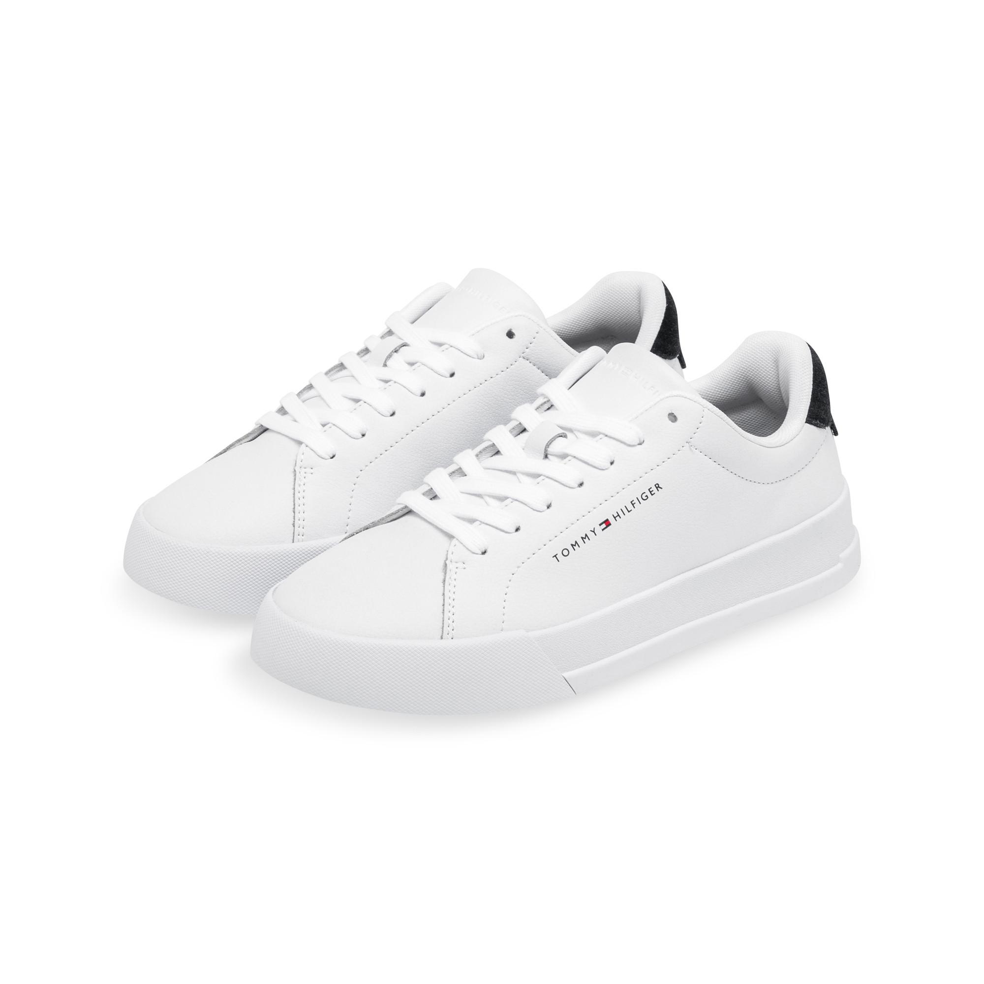 TOMMY HILFIGER TH COURT LEATHER GRAINESS Sneakers, basses 