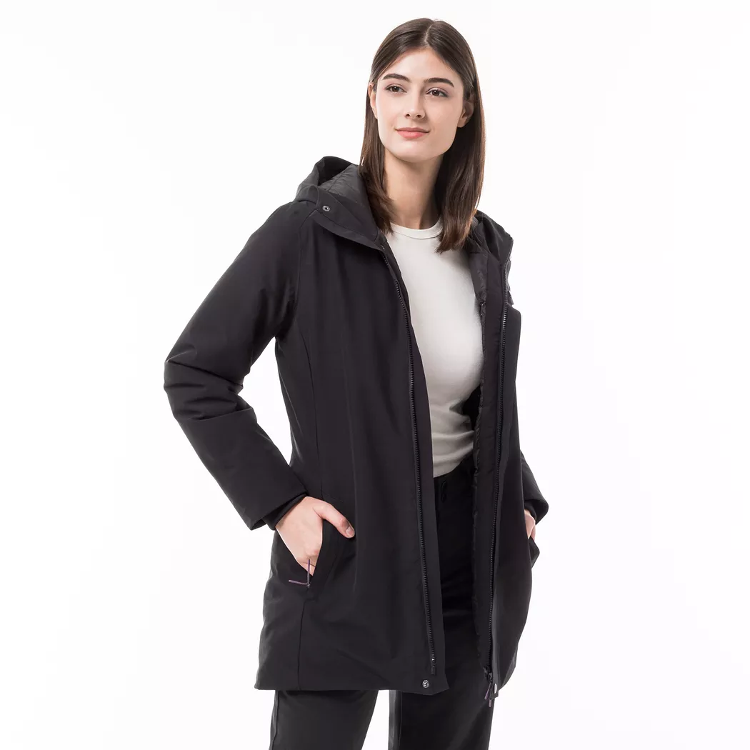Manor Sport - Jacke mit Reissverschluss, für Damen, Black, Größe M