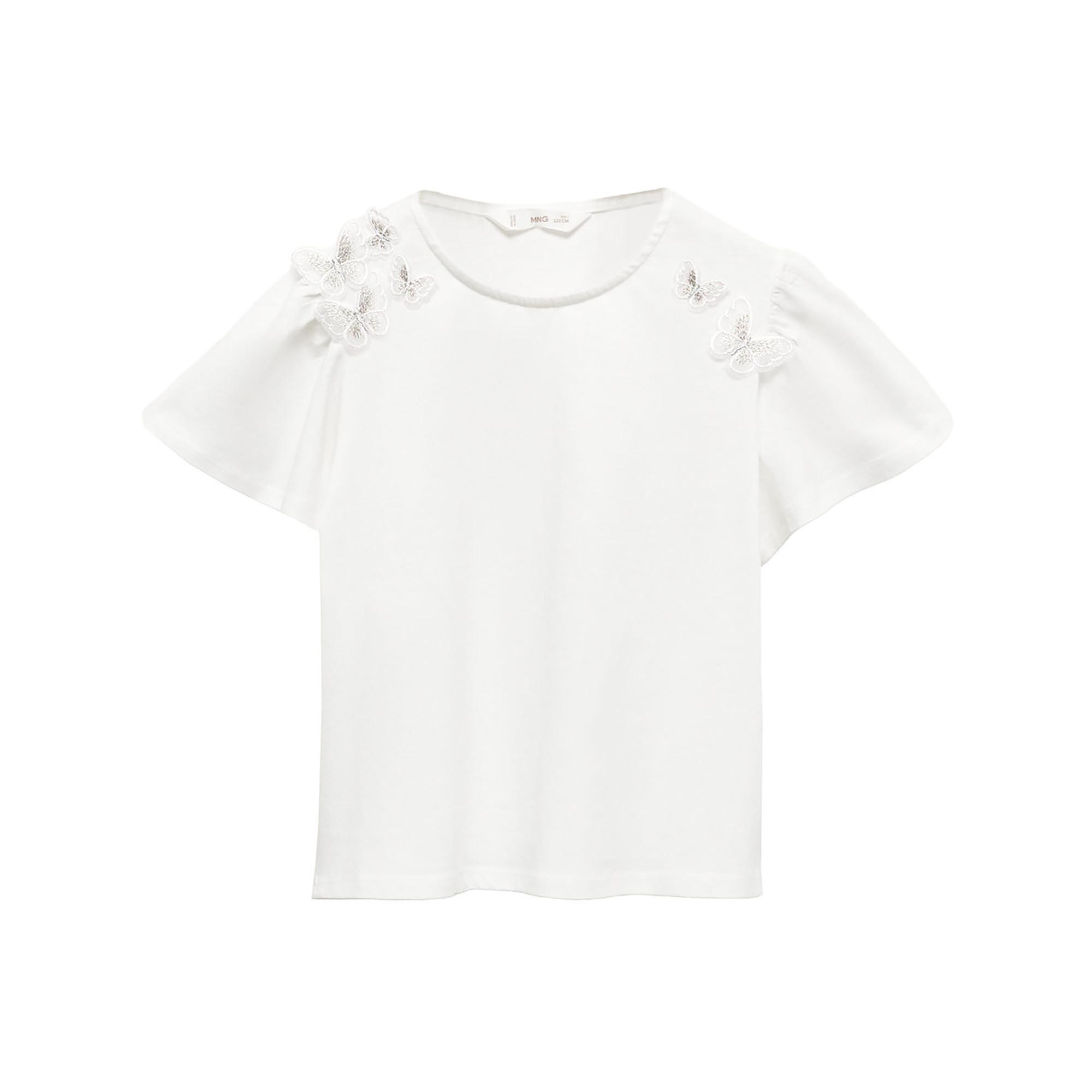 Image of T-shirt Mädchen Offwhite 10A
