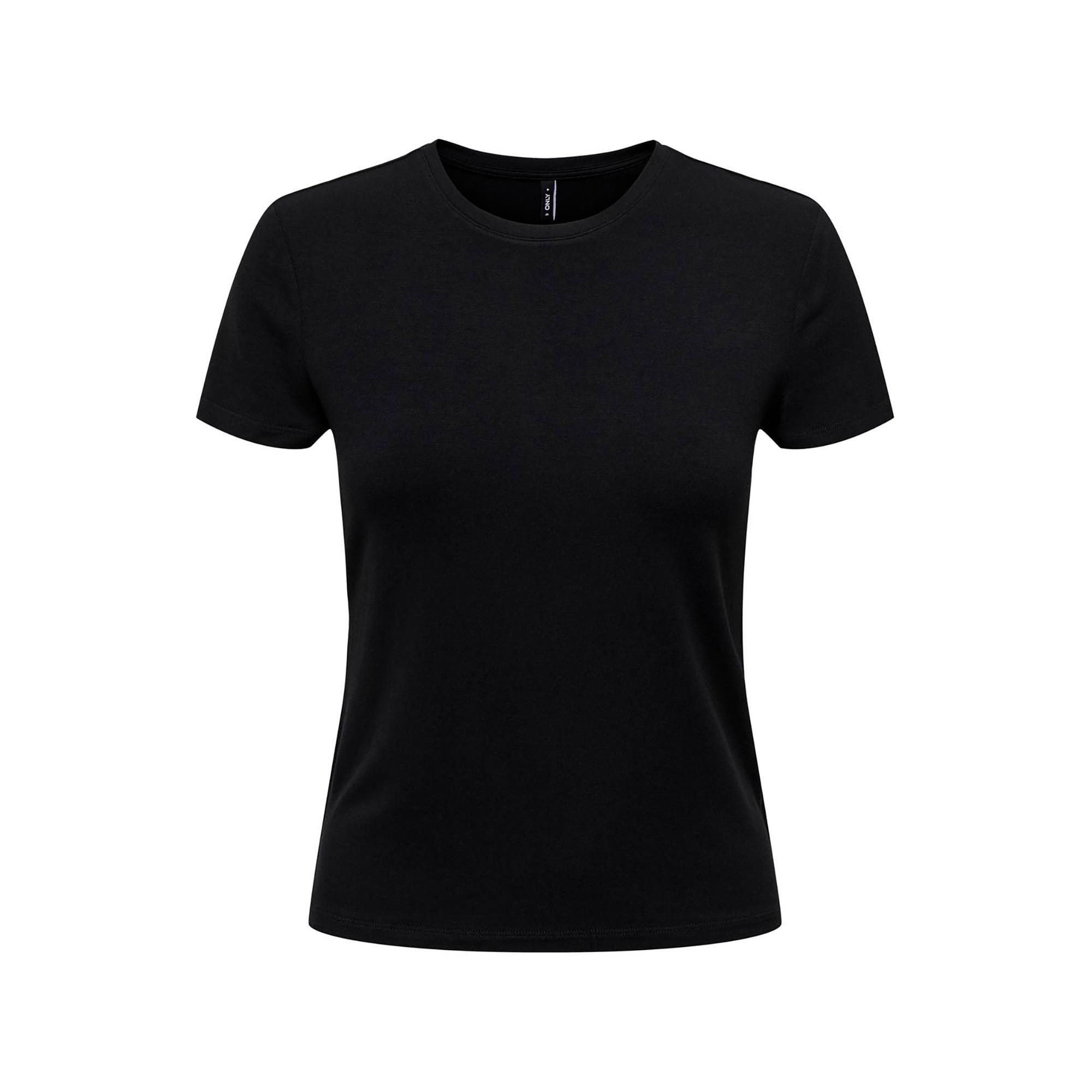 Image of T-shirt, Rundhals Damen Black S