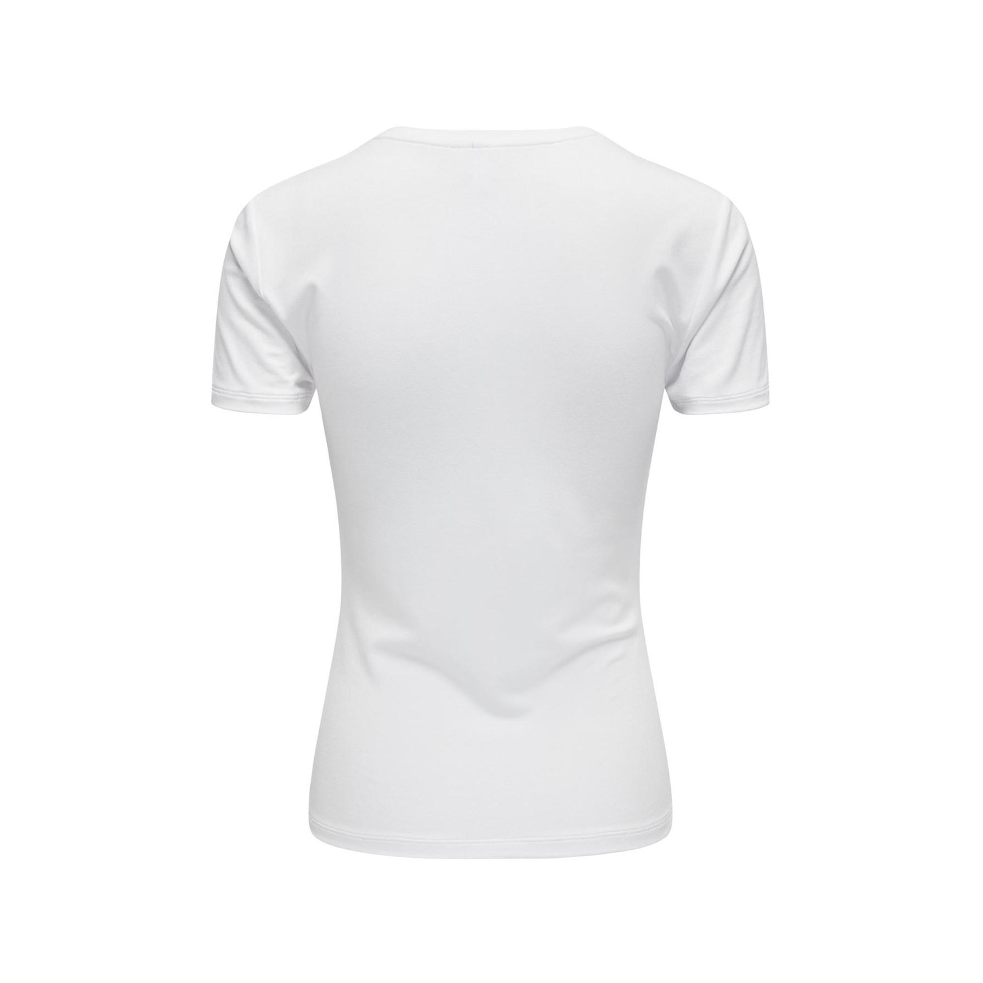 Only Lingerie ONLFELINA S/S O-NECK TOP CS JRS T-Shirt, Rundhals 