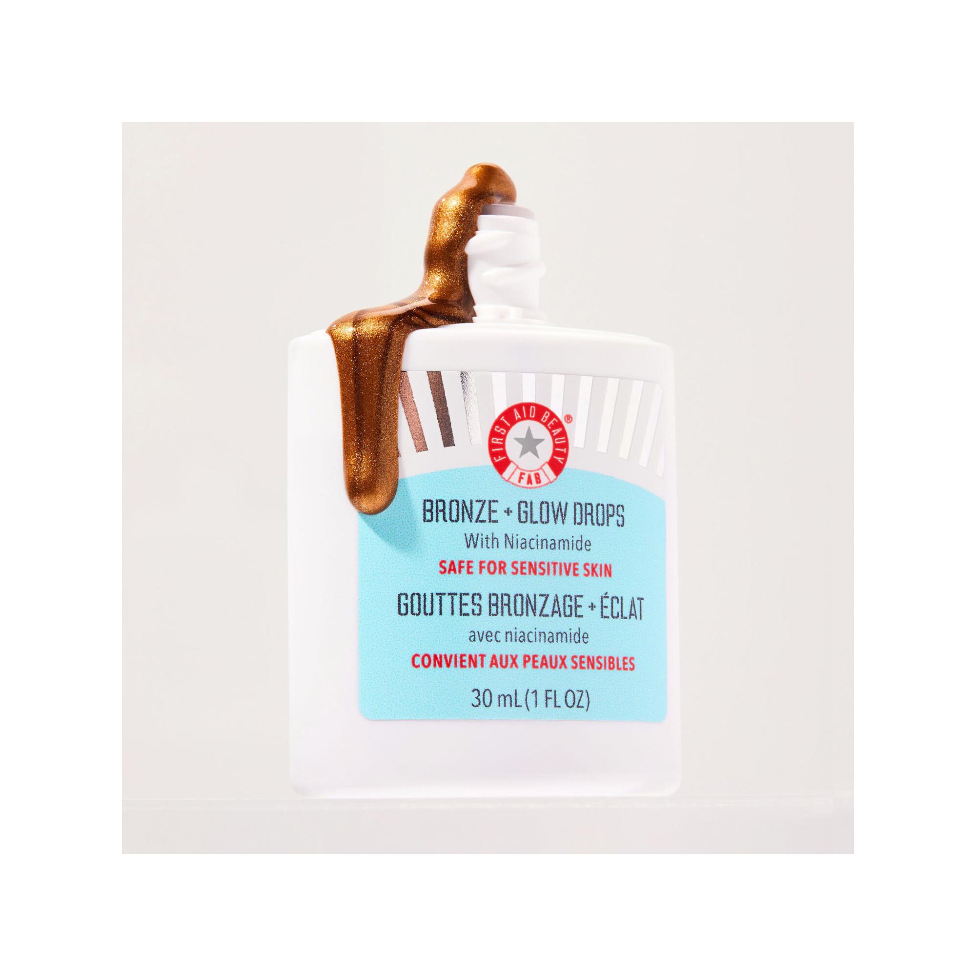 FIRST AID BEAUTY  Bronze + Glow Drop - Gocce abbronzanti + illuminanti alla niacinamide 