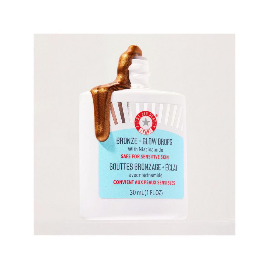 FIRST AID BEAUTY  Bronze + Glow Drop - Gouttes Bronzage + Eclat à la Niacinamide 