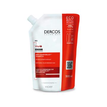 Dercos Vital+ shampoo anticaduta per capelli confezione di ricarica