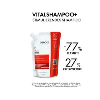 VICHY  Dercos Vital+ shampoo anticaduta per capelli confezione di ricarica 