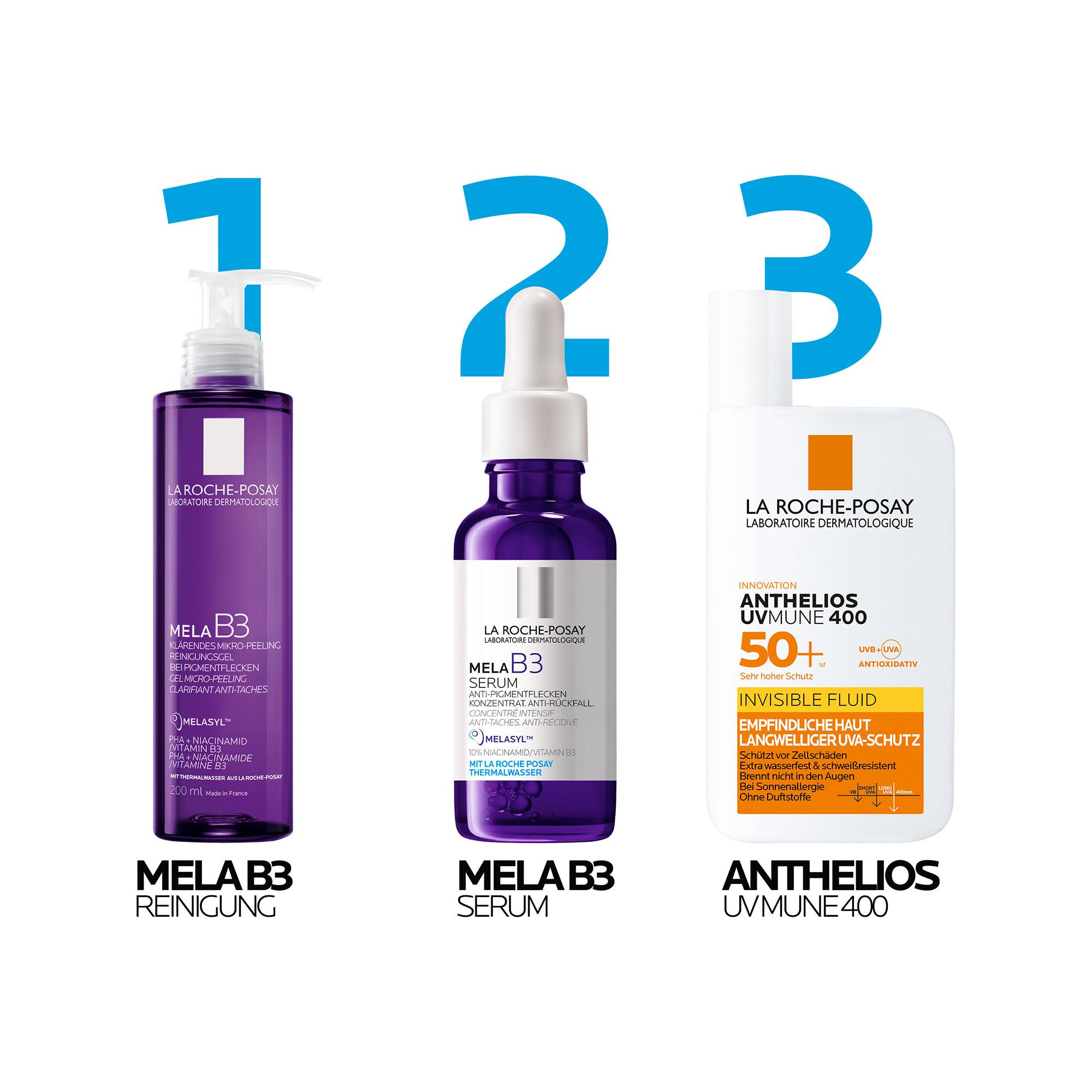 LA ROCHE POSAY  Mela B3 Serum mit patentiertem Wirkstoff Melasyl gegen Pigmentflecken und Niacinamid 