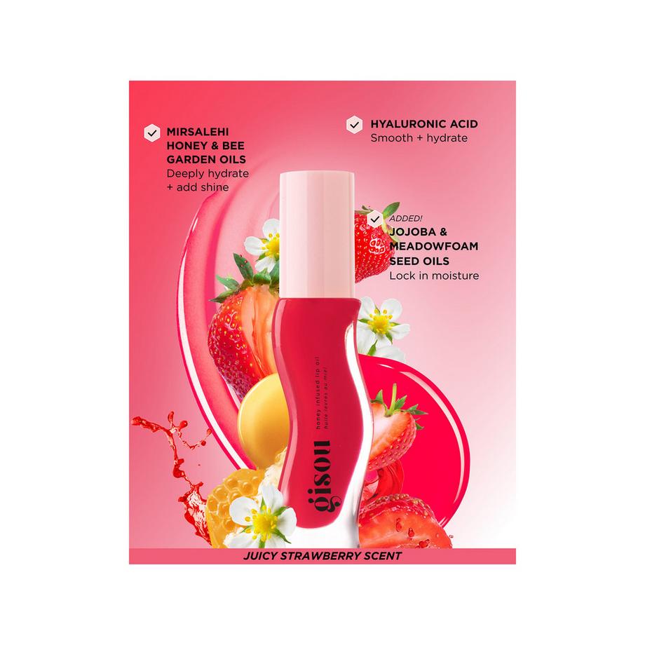 GISOU  Honey Infused Lip Oil - Lippenöl mit Honig 