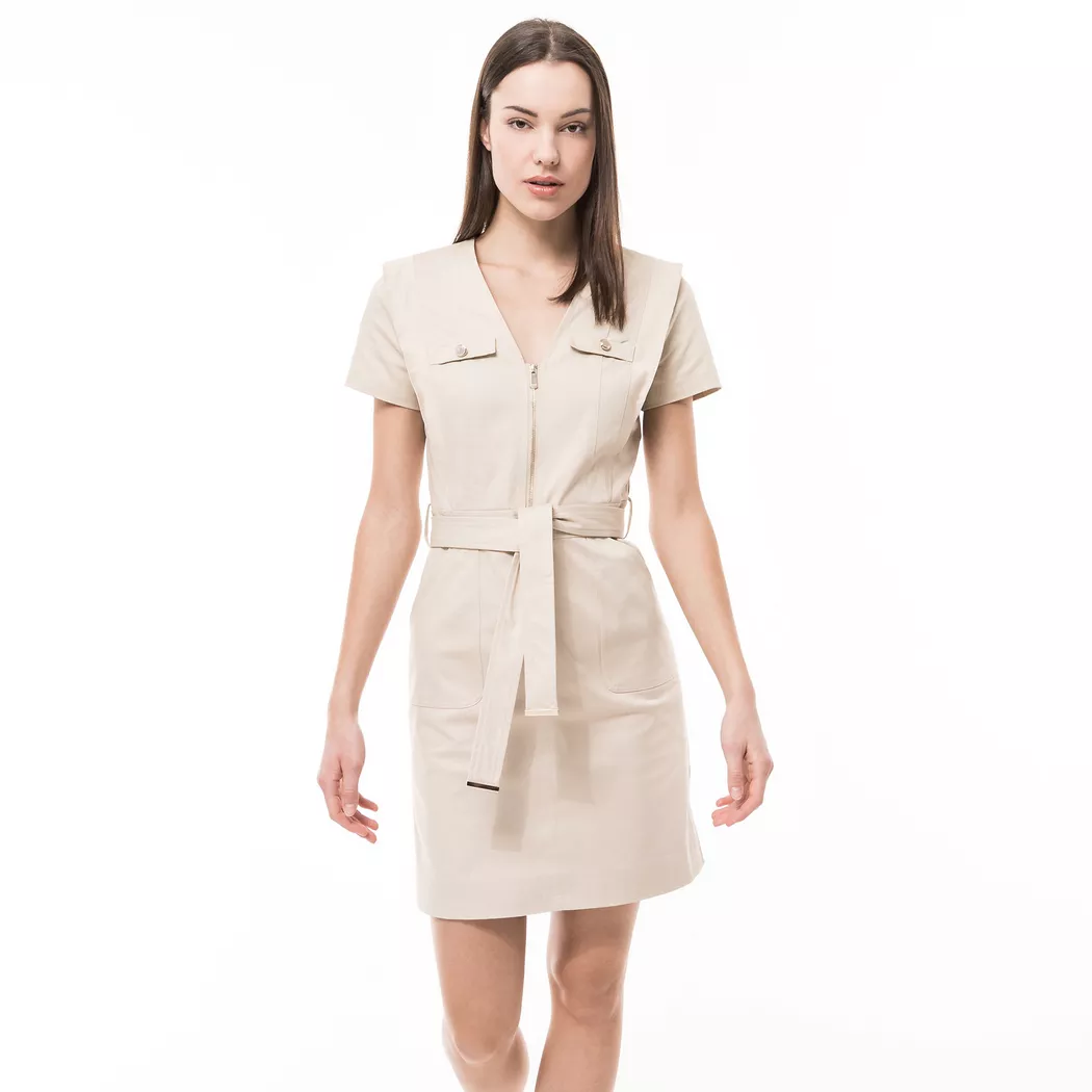 Morgan - Kleid, für Damen, Beige, Größe 36