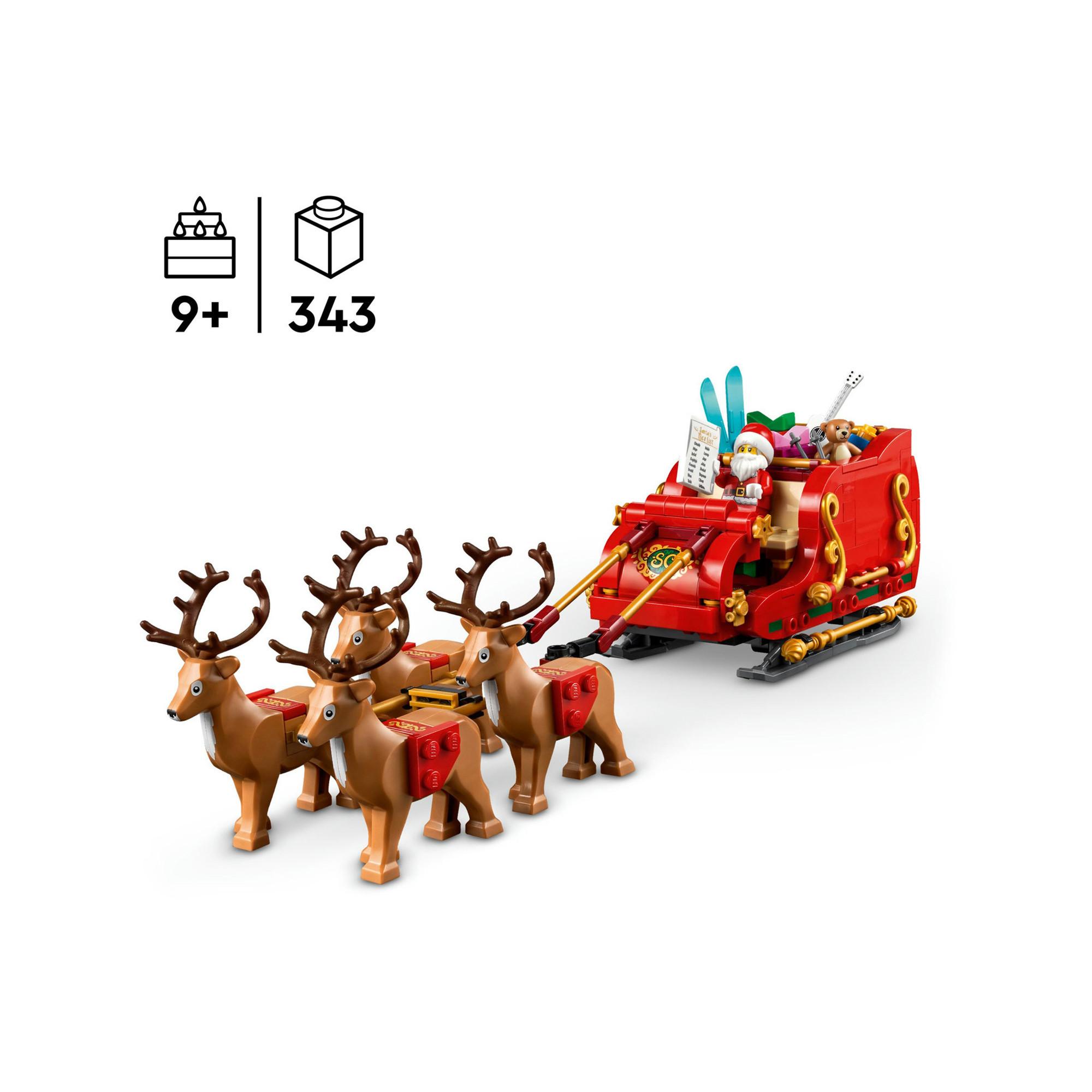 LEGO®  40499 Schlitten des Weihnachtsmanns 