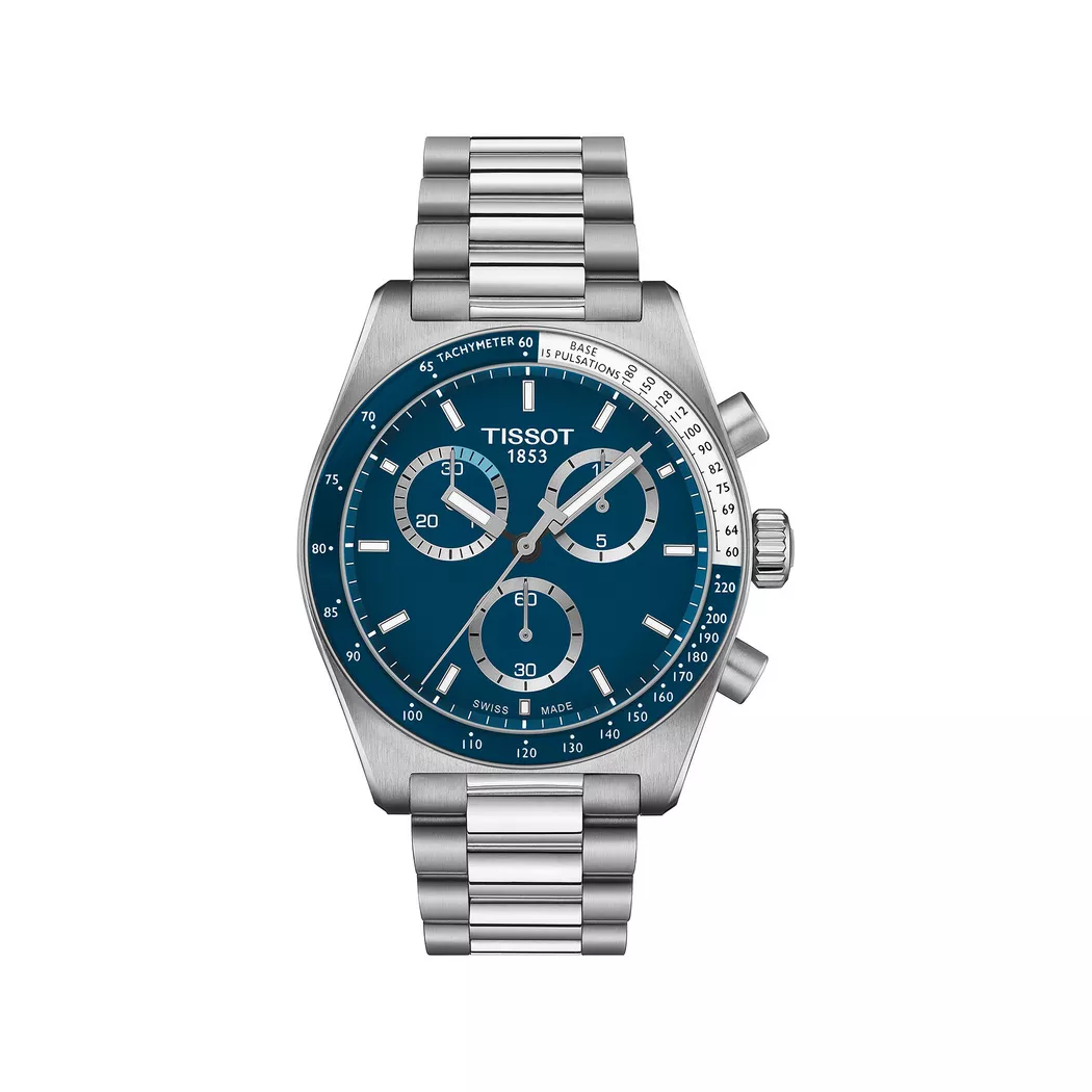 Tissot - Chronograph Uhr, Pr516, 40mm, Silber 2