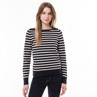 TOMMY HILFIGER Pullover U-Boot-Ausschnitt Raglanärmel  