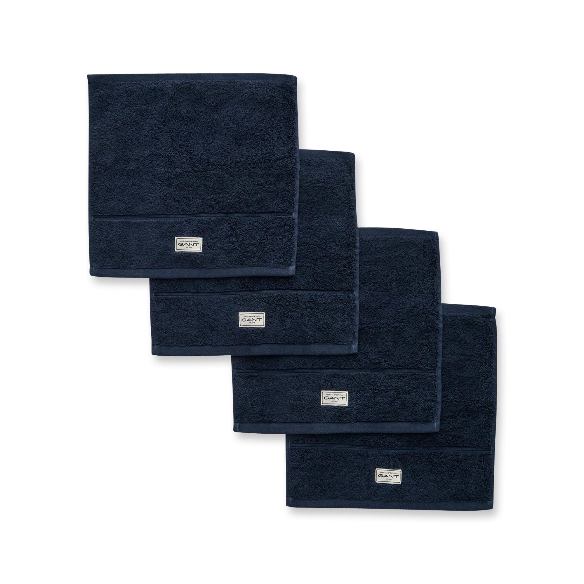 GANT Set lavette, 4 pezzi Premium New 