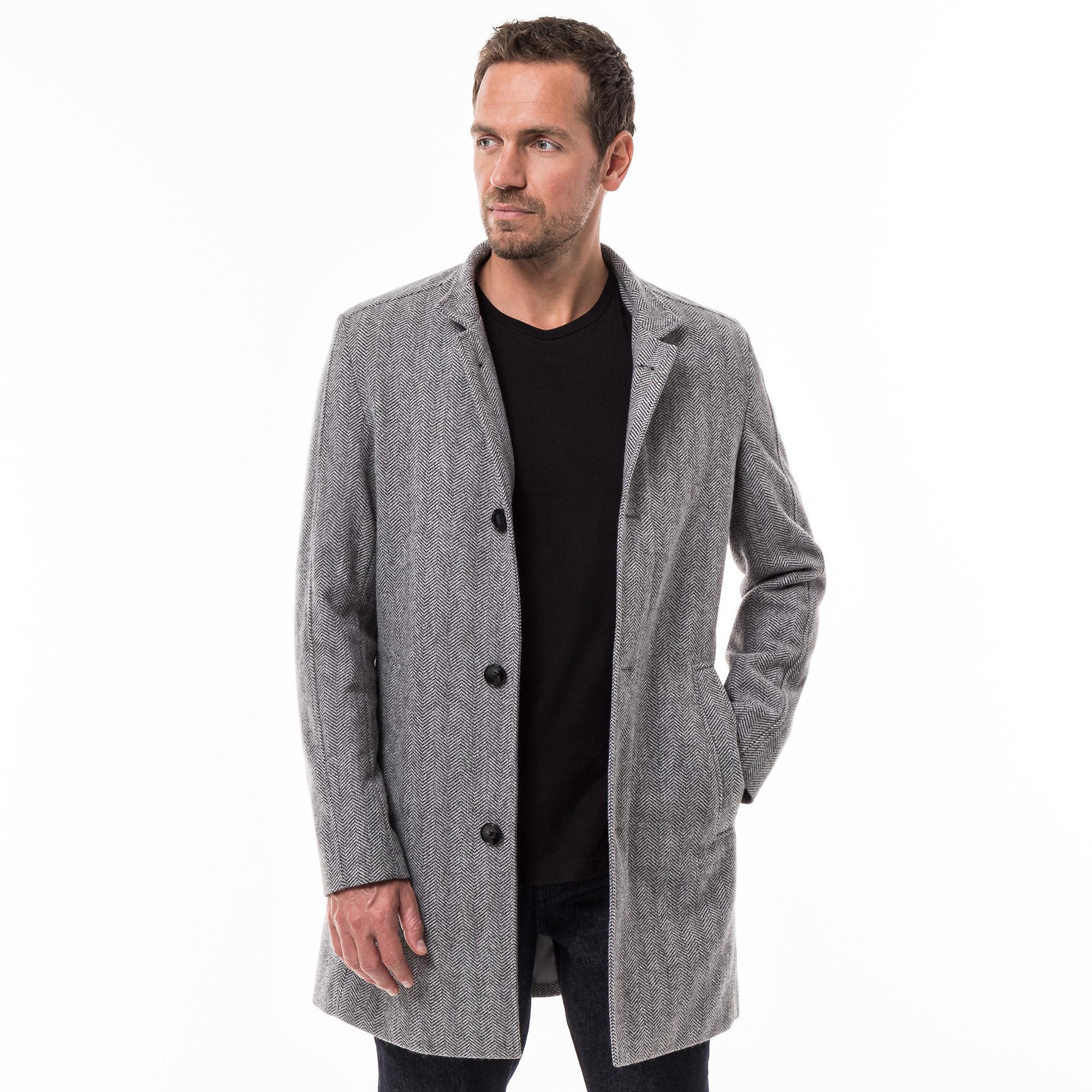 Manor Man Manteau Court Coupe Droite  