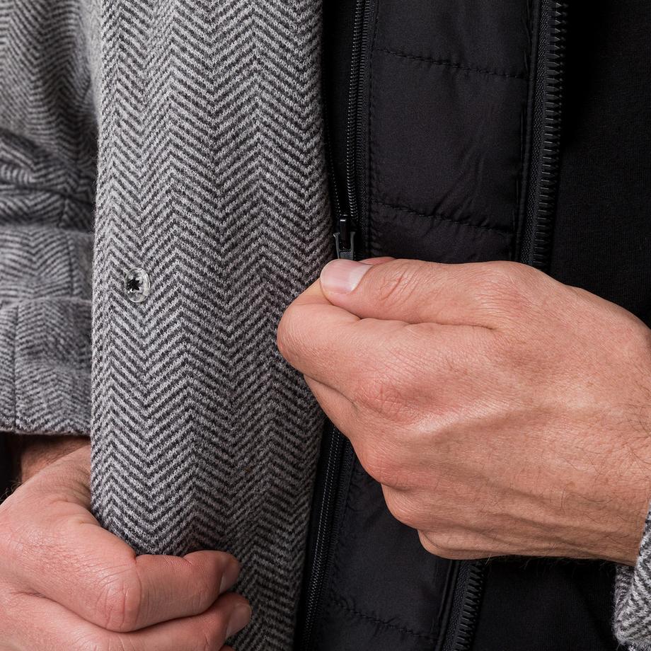 Manor Man Kurzer Mantel Gerader Fit  