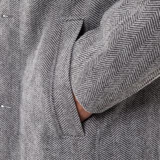 Manor Man Manteau Court Coupe Droite  