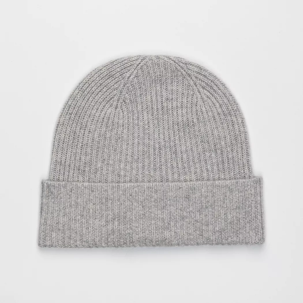 Manor Woman - Beanie, für Damen, Grau Melange, Größe Onesize