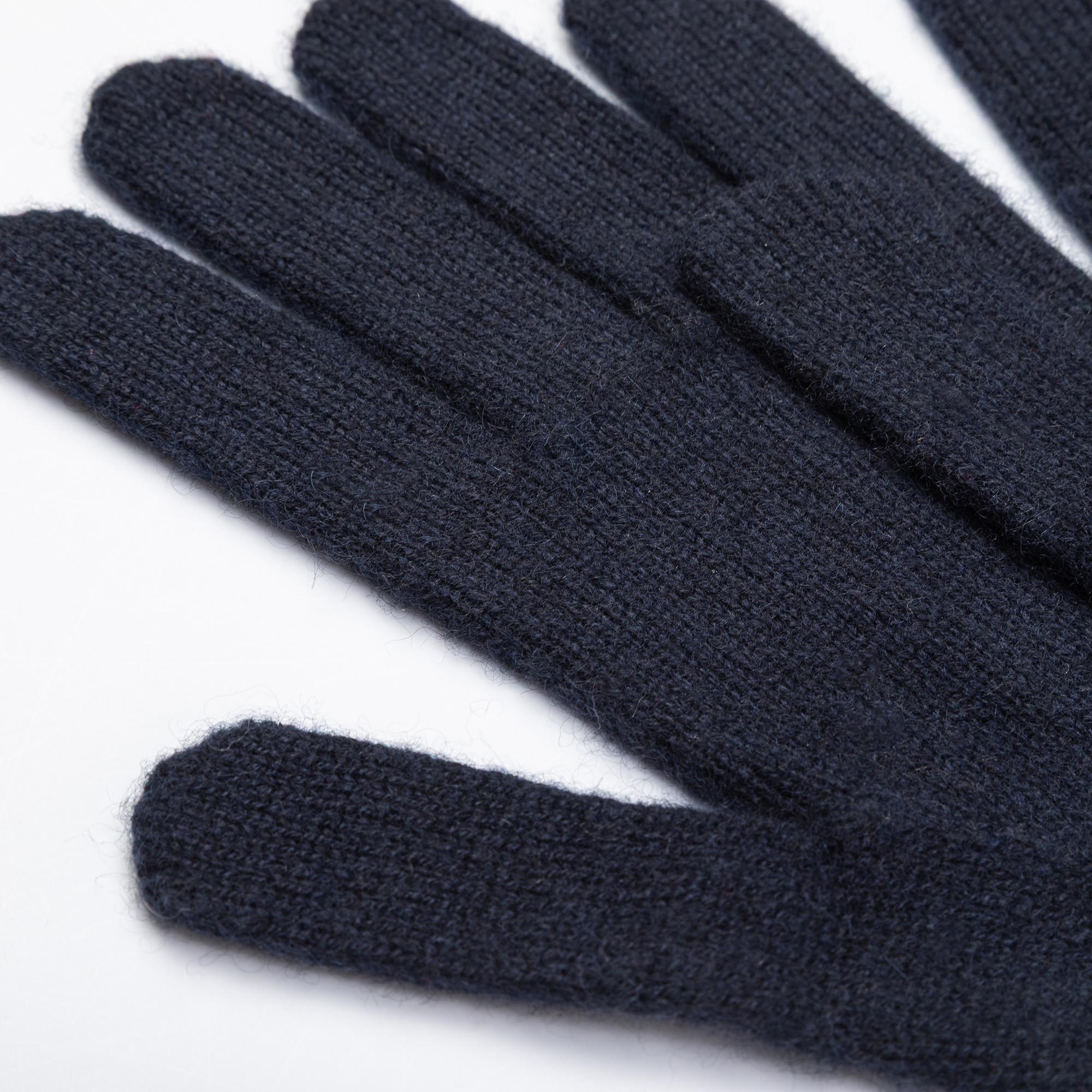 Manor Woman Guanti in Cashmere a Maglia  