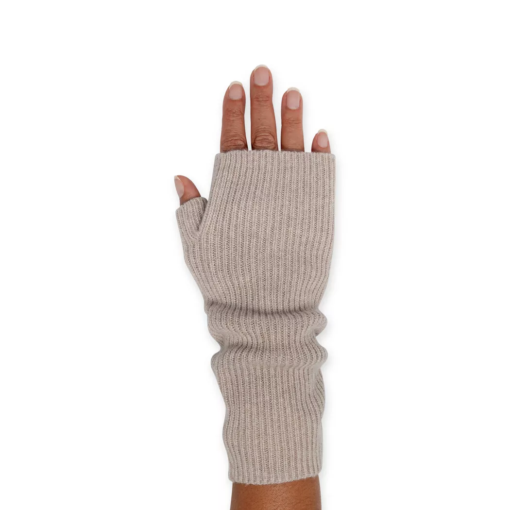 Manor Woman - Handwärmer, für Damen, Taupe, Größe ONESIZE