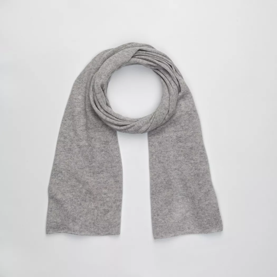 Manor Woman Cashmere Scarf Women's Grey Melange One Size