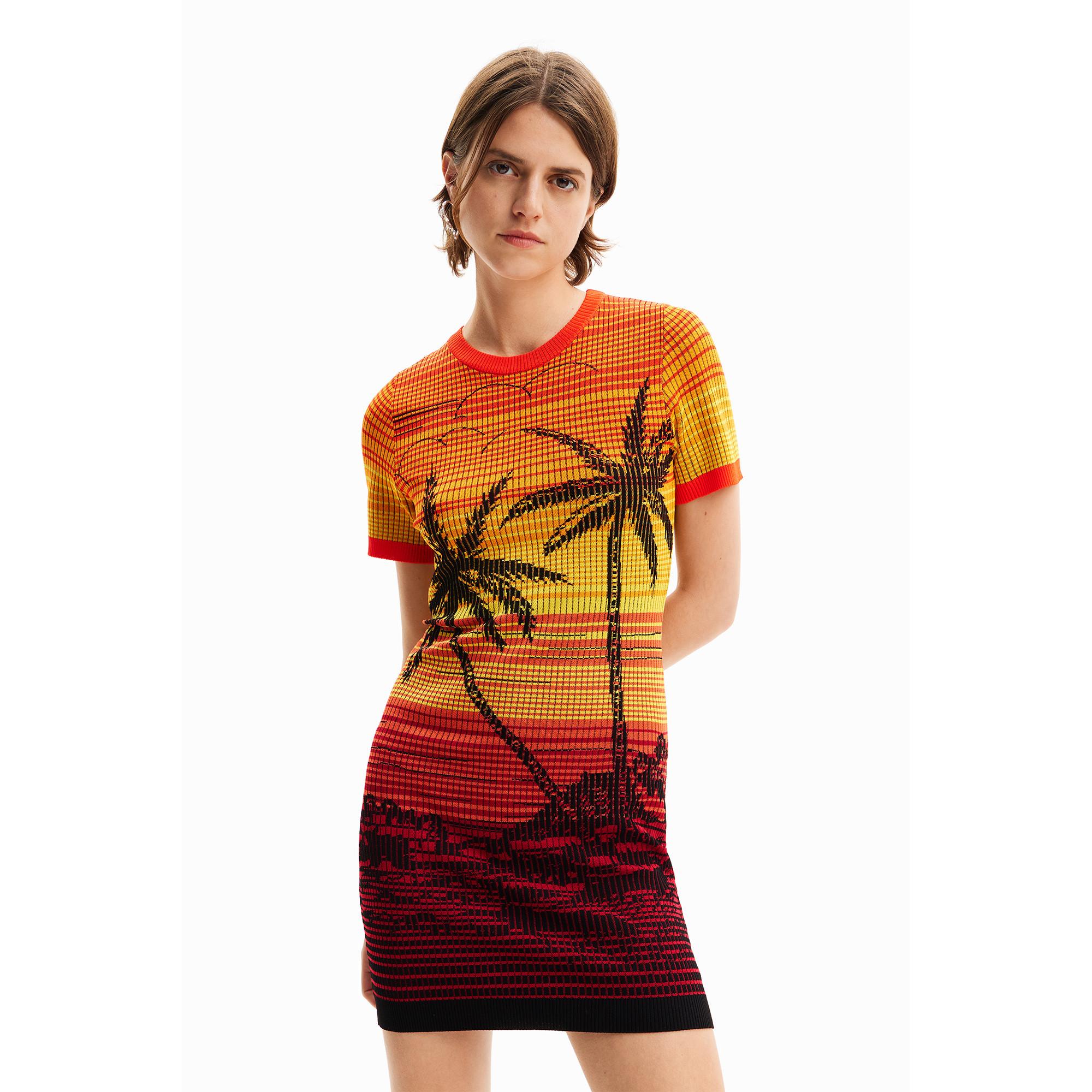 Image of Kleid Damen Bordeaux XL