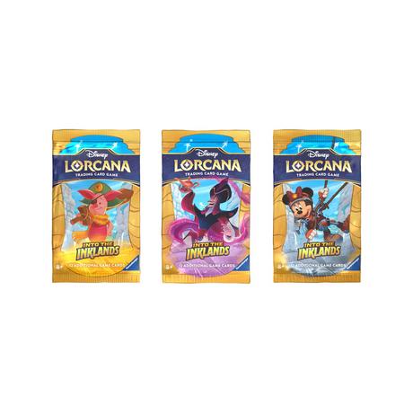 Ravensburger  Lorcana Into the Inklands Booster Pack, EN, Zufallsauswahl 