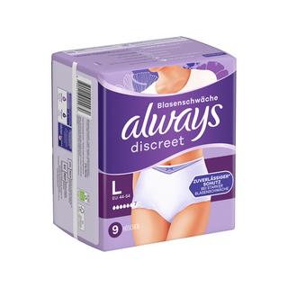 always  Discreet Inkontinenz Pants Plus L 9 