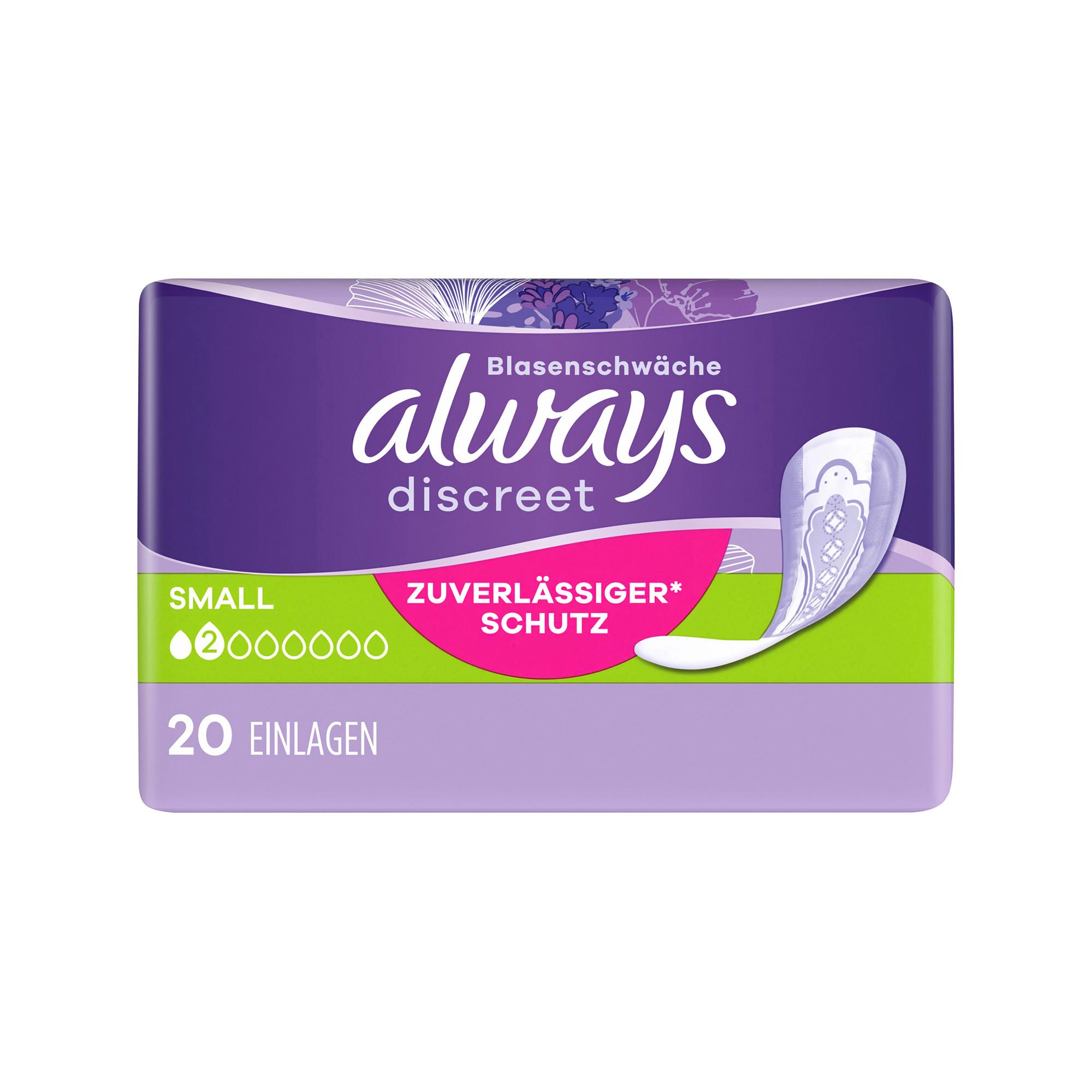 always  Discreet Inkontinenz Small 20 