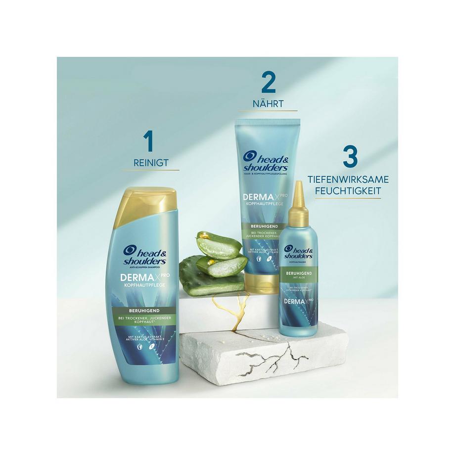 head & shoulders  Derma x Pro Shampoo Beruhigend Anti-Schuppen Shampoo 