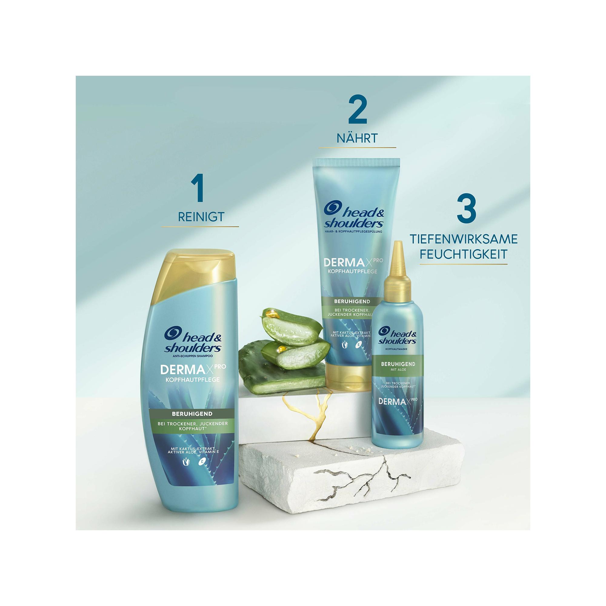 head & shoulders  Derma x Pro Après-shampooing Apaisant Cheveux et cuir chevelu 