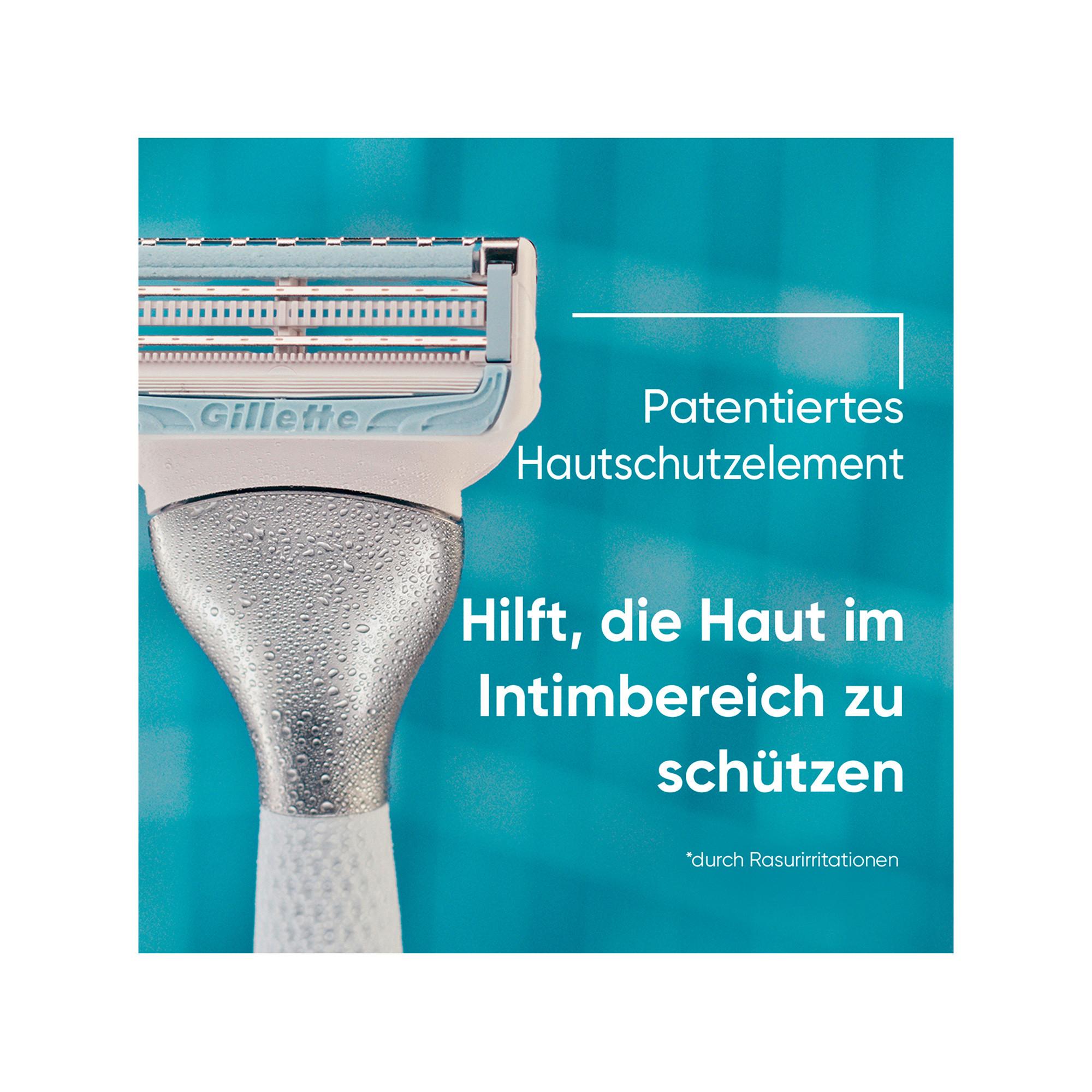 Gillette Venus  Lames système pour zones intimes, 4 pièces 