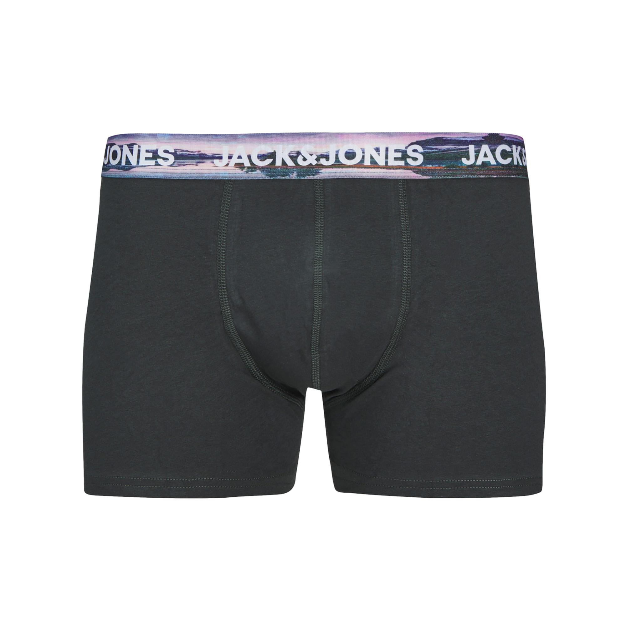 JACK & JONES JACWAYNE SOLID TRUNKS 2P Lot de 2 boxers 