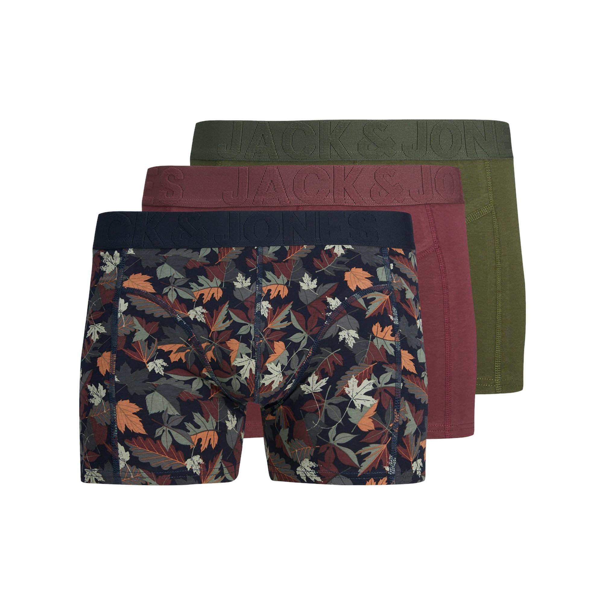 JACK & JONES JACHUGO SKULLS TRUNKS 3P Culotte, 3-pack 