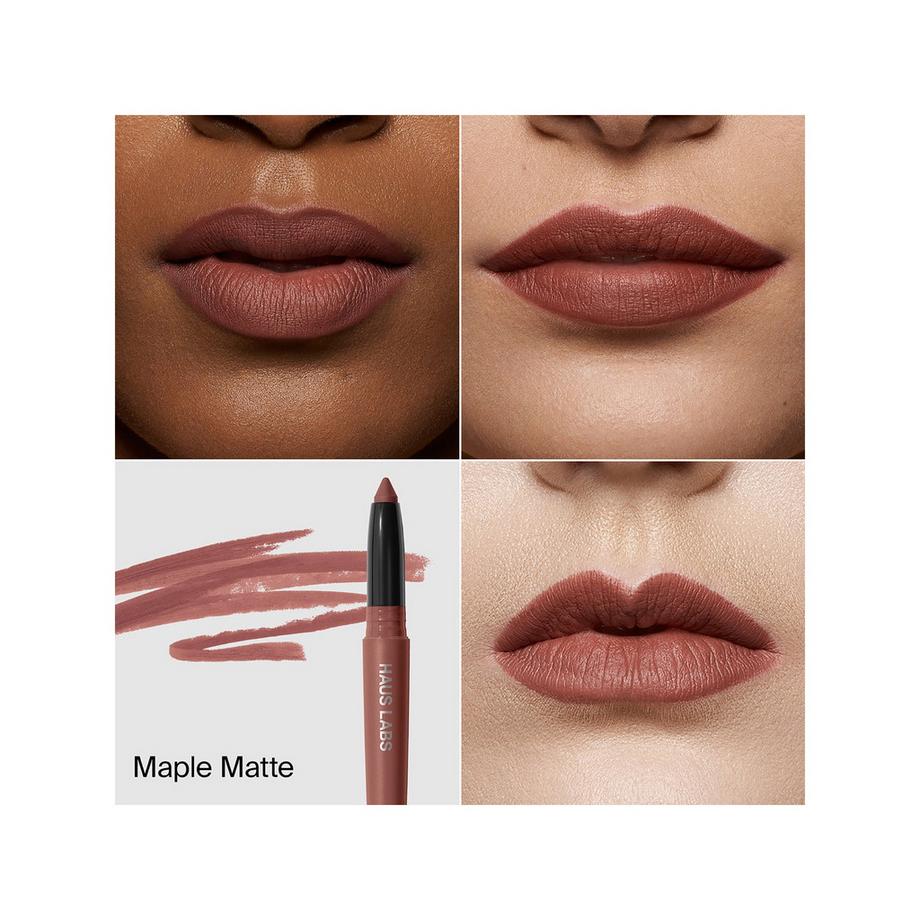 Haus Labs Le Monster Lip Crayon Vegan Lipstick And Lip Liner Crayon À Lèvres 