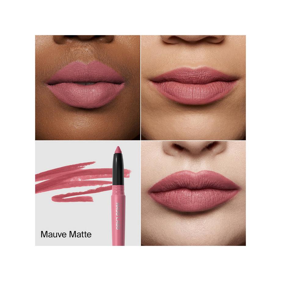 Haus Labs Le Monster Lip Crayon Vegan Lipstick And Lip Liner Crayon À Lèvres 