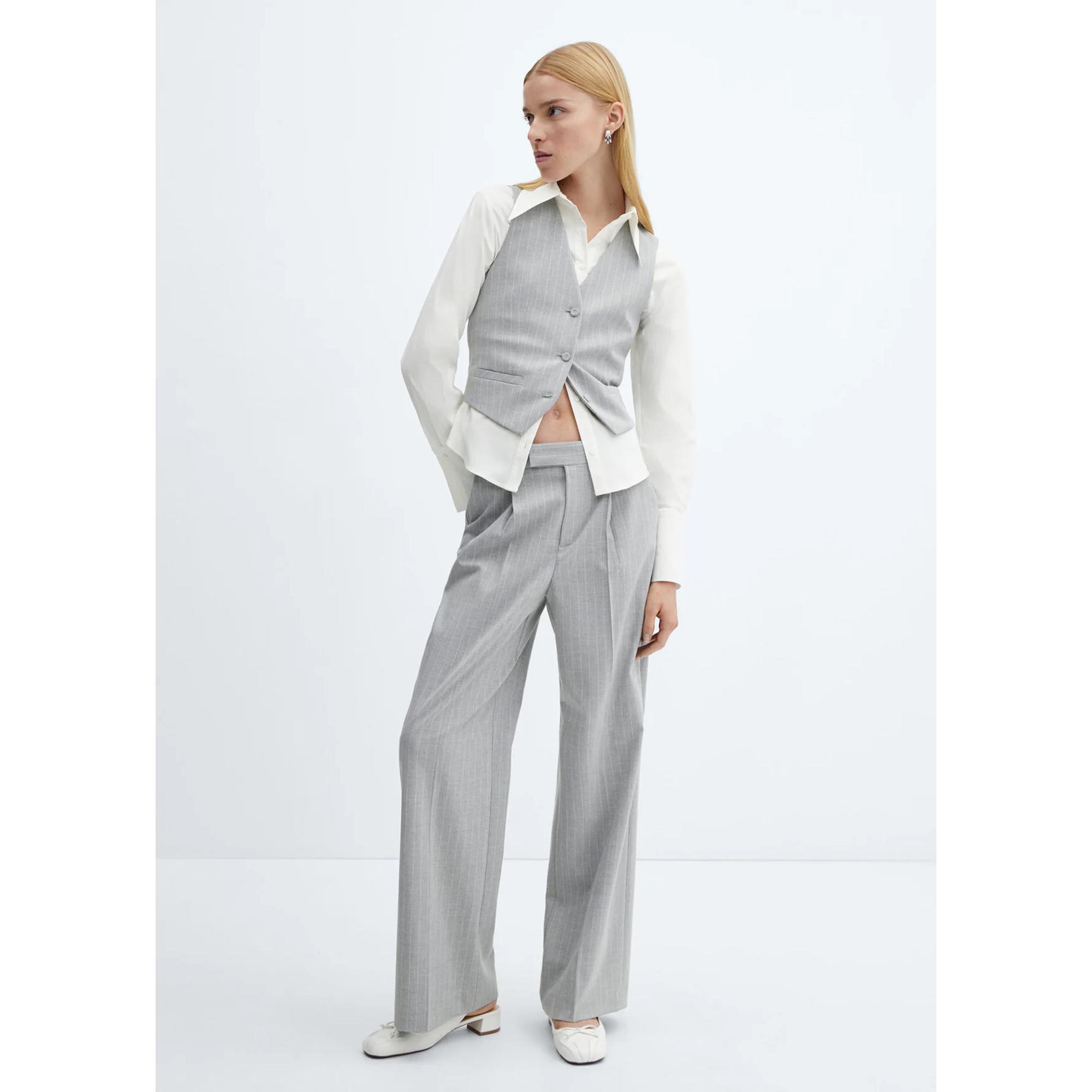 Image of Weste Damen Grau Melange S