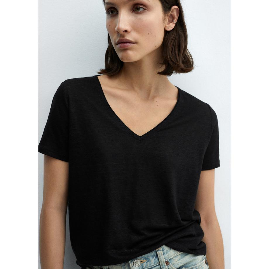 MANGO LINITO T-Shirt Col V  