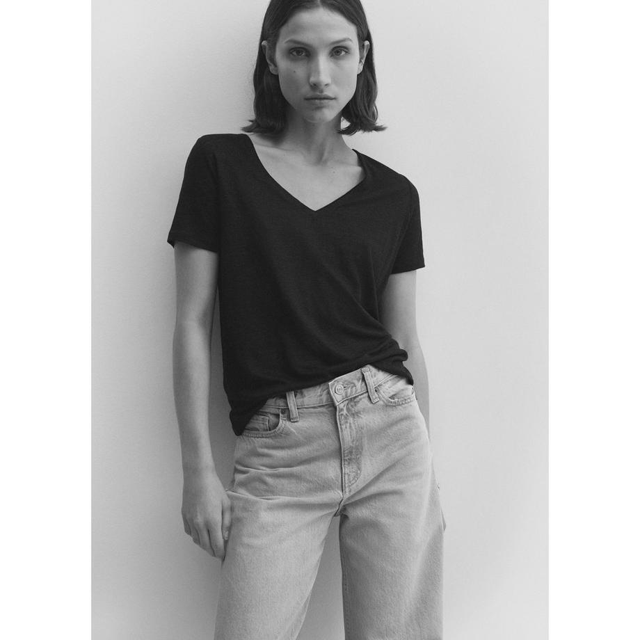 MANGO LINITO T-Shirt Col V  