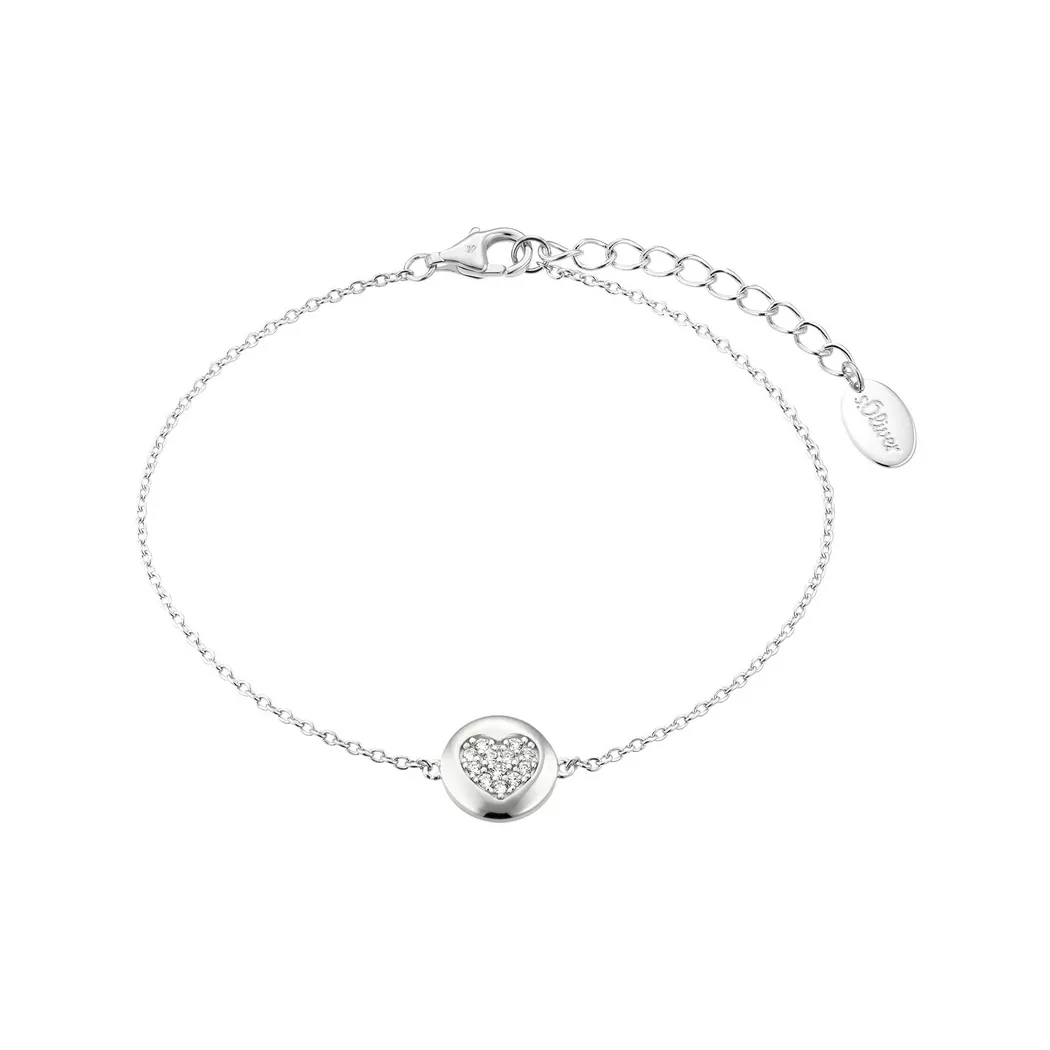 s. Oliver - Armband, 17+3CM, Silber 2