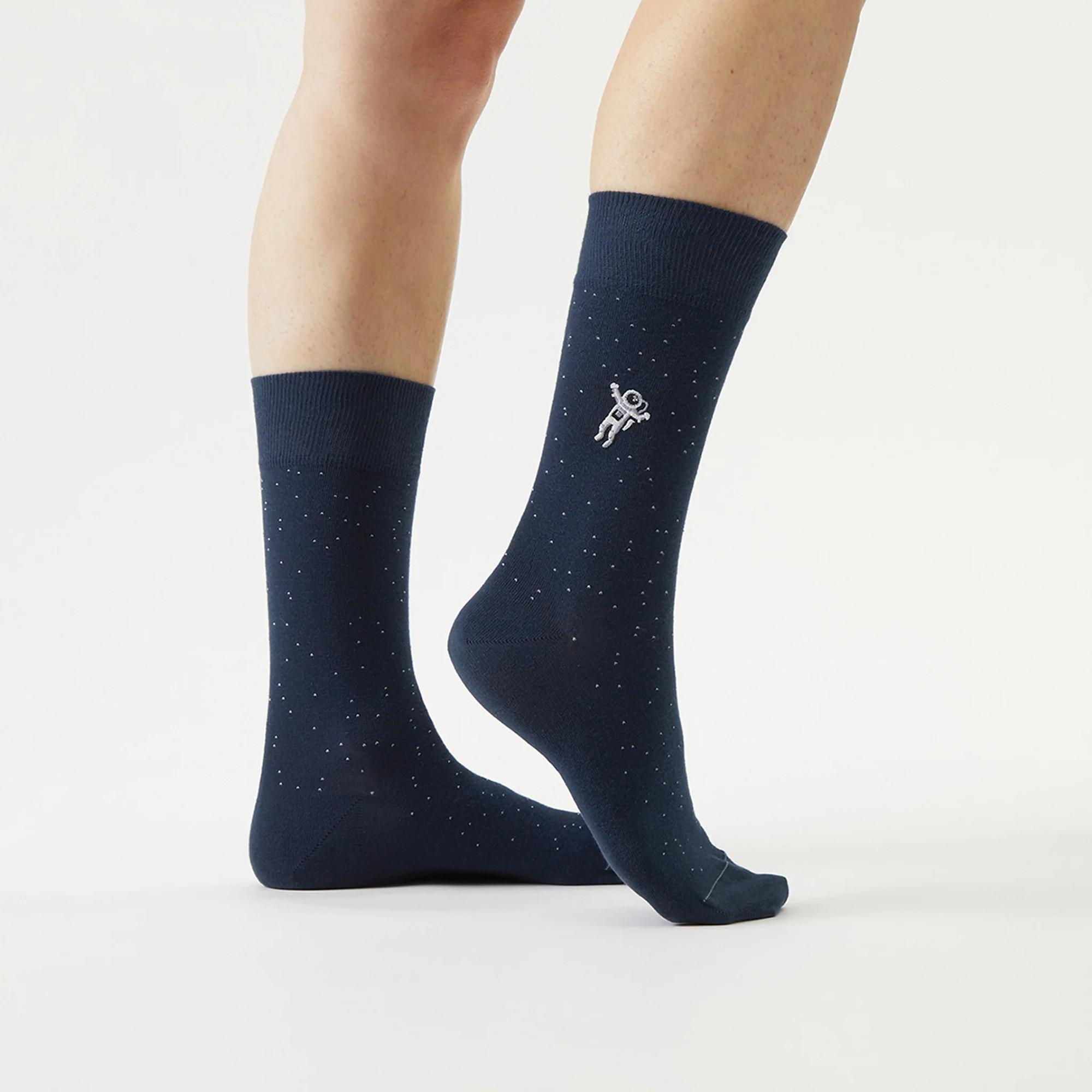 von Jungfeld Astronaut Chaussettes hauteur mollet 