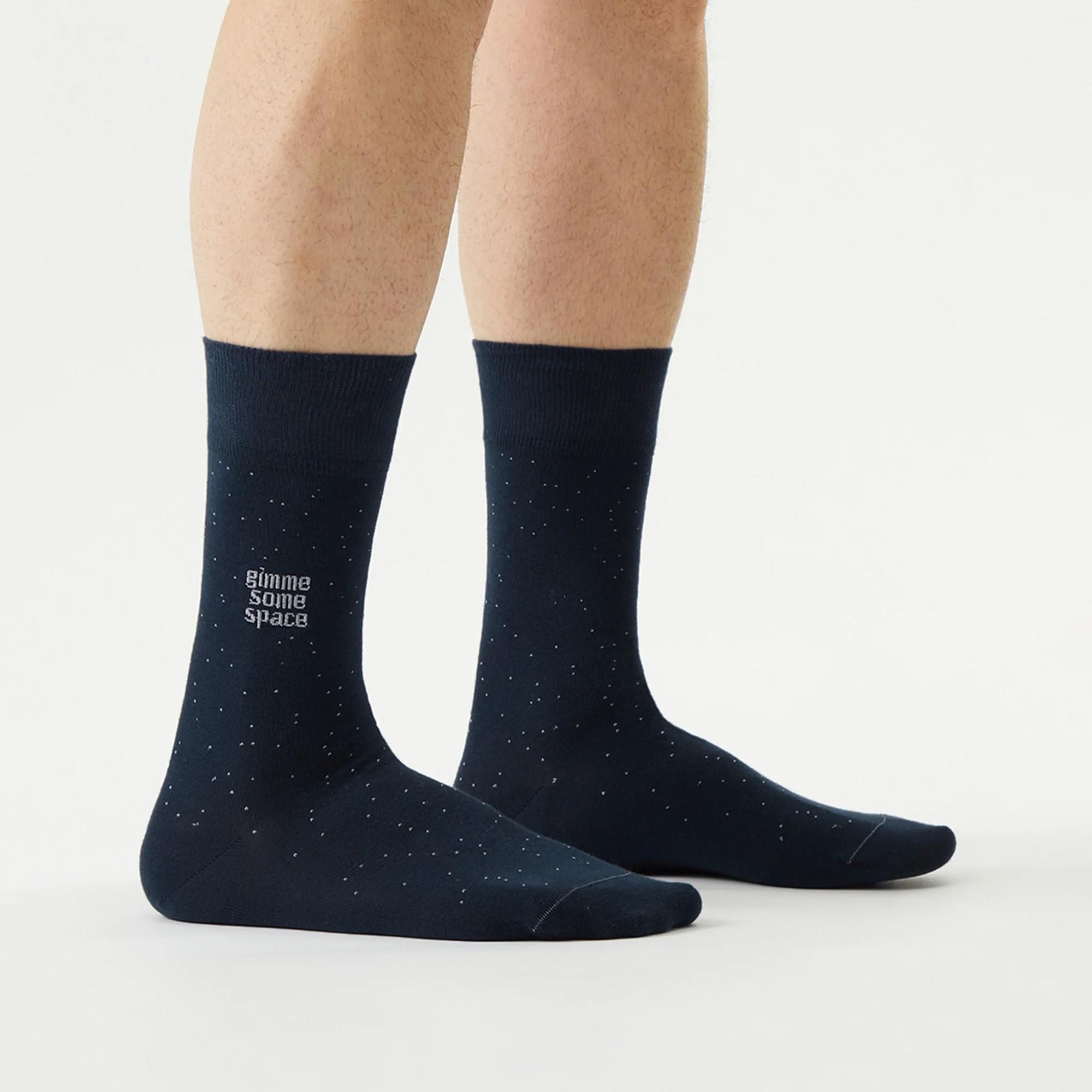 von Jungfeld Space Embr Chaussettes hauteur mollet 