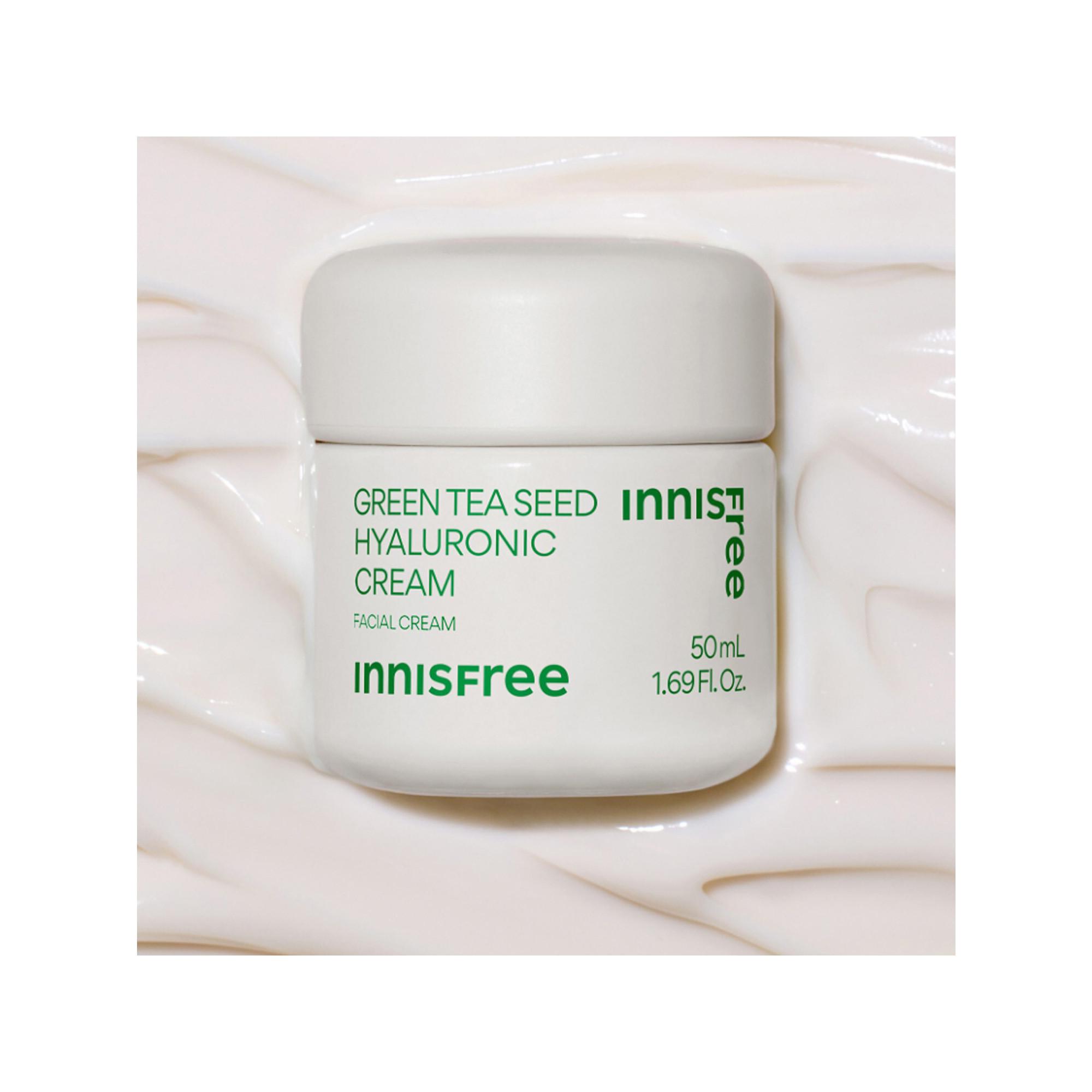 innisfree  Crème Hydratante à l'Acide Hyaluronique et au Thé Vert - Crème Hydratante 