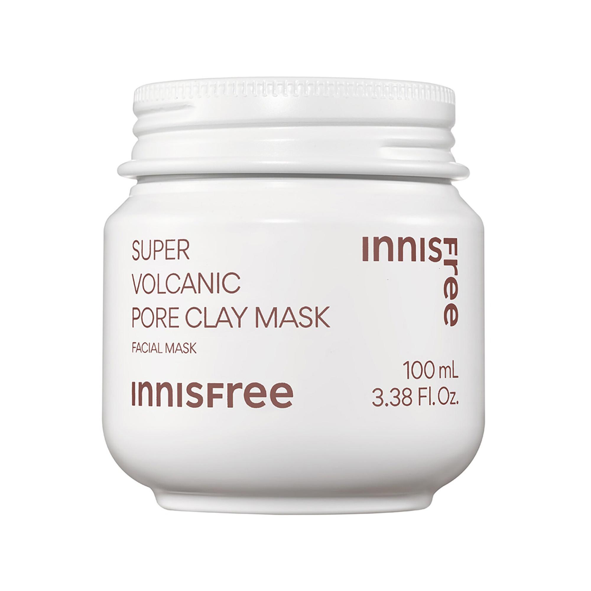 innisfree  Masque à l'argile aux Roches Volcaniques et aux AHA - Masque Réducteur de Pores 