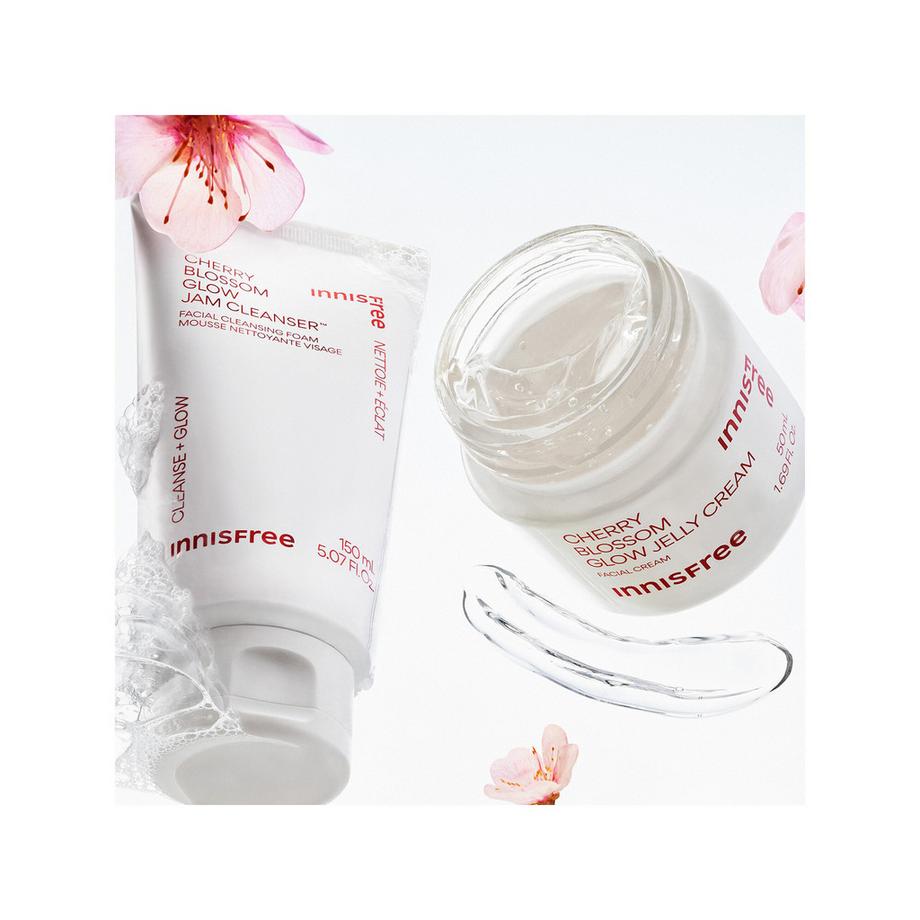innisfree  Crème Gel Éclat aux Cerisiers à Fleurs et à la Niacinamide - Crème Éclat 