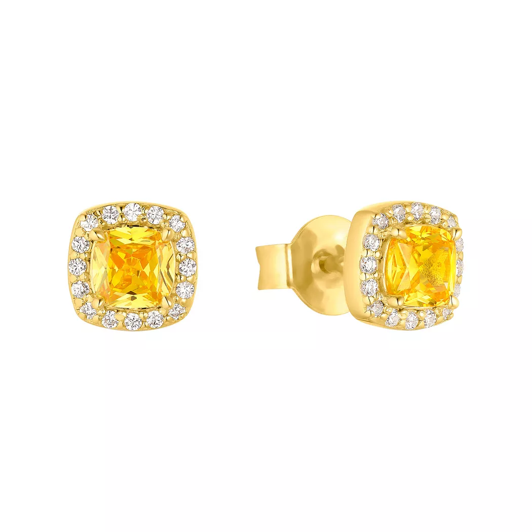 s. Oliver - Ohrstecker, One Size, Goldfarben 4