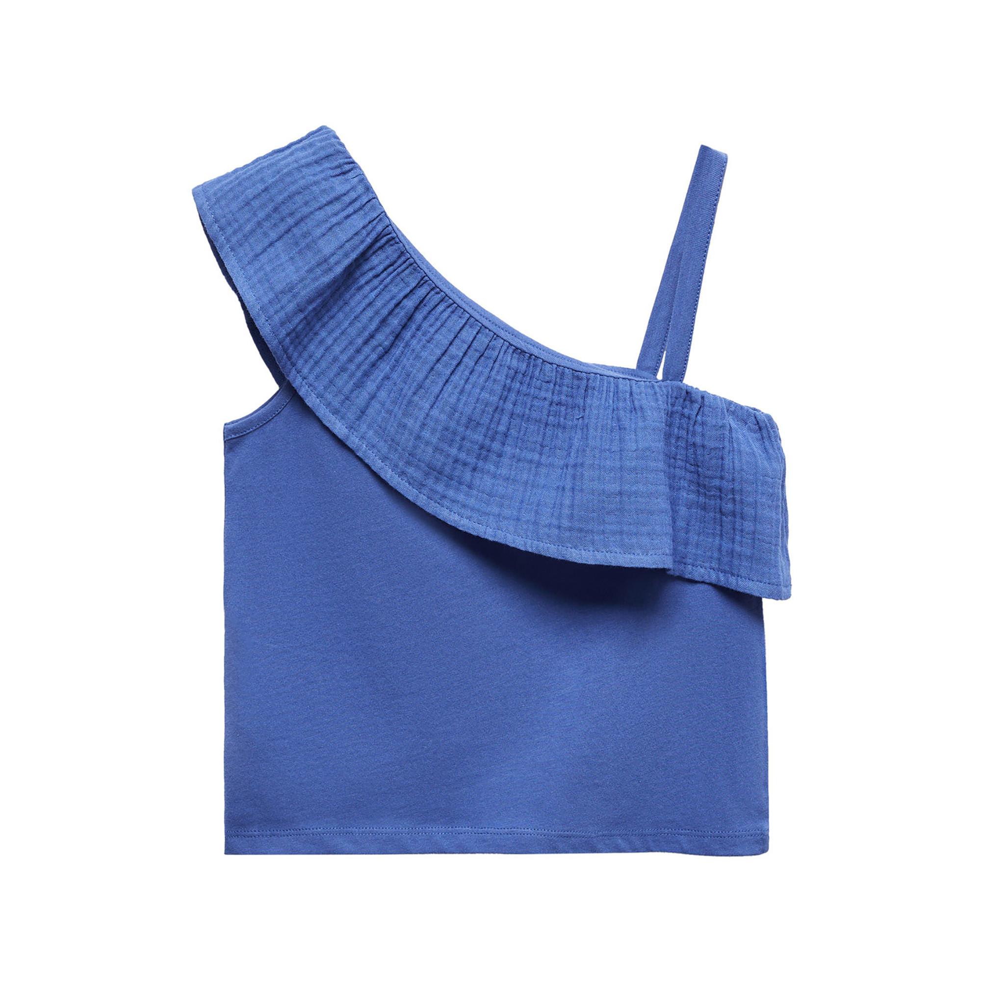 Image of T-shirt Mädchen Mittelblau 10A